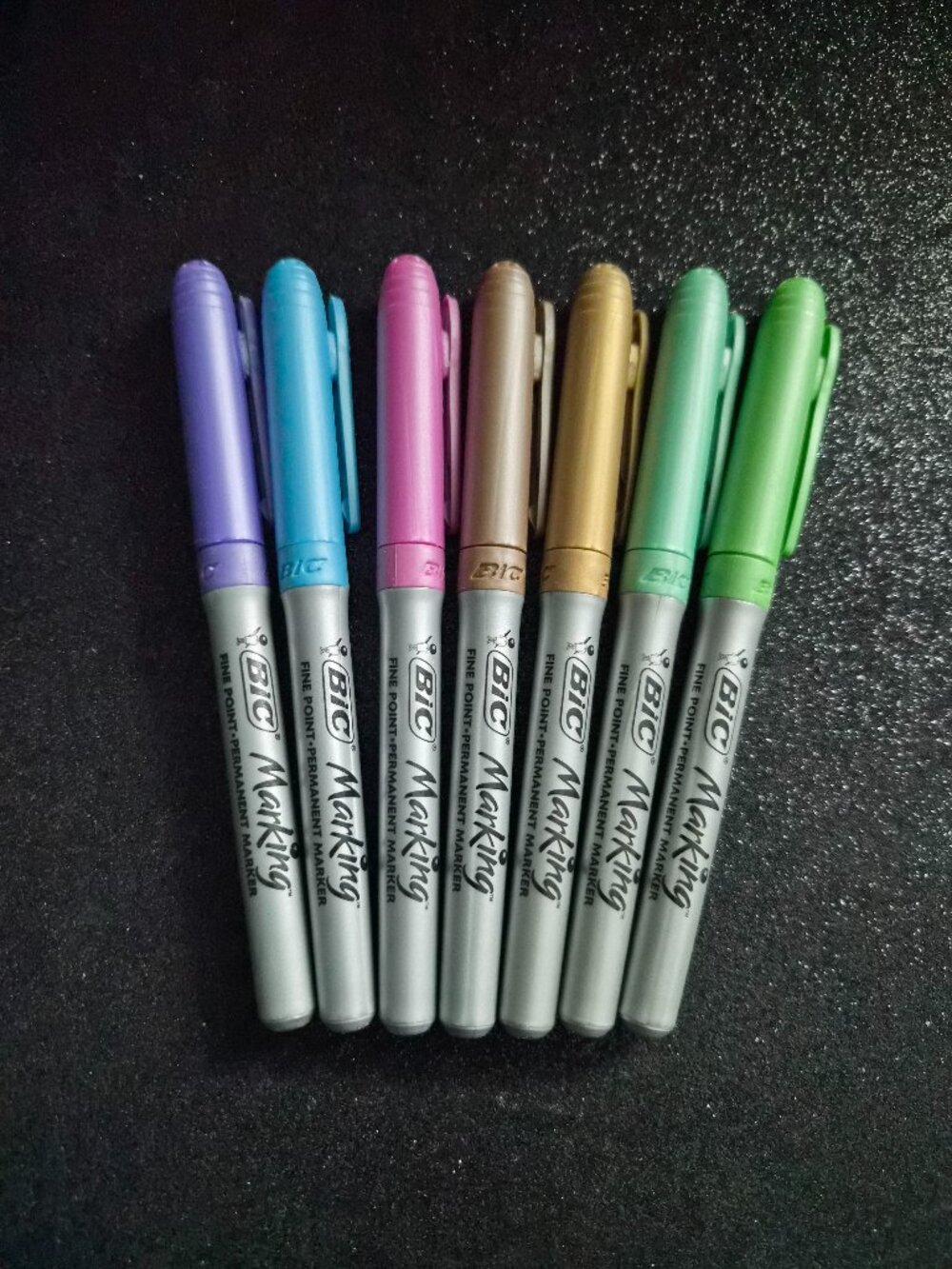 Bic Marking Fine Point Perminant Metallic Markers (7 Pack)